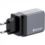 Verbatim GNC-65 Cargador de Pared GaN 65W con 2xUSB-C y 1xUSB-A